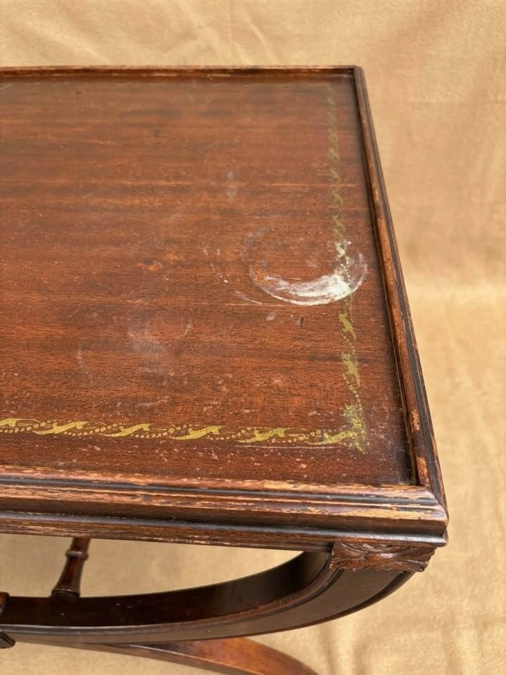 Vintage AMERGOLD 1930s Neoclassical Coffee Table - Restoration - photo 5