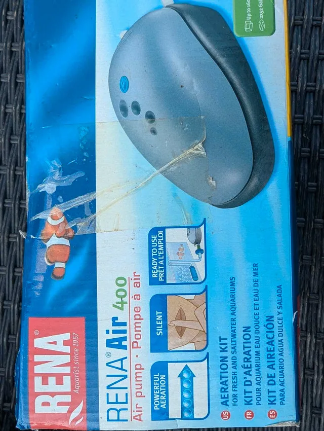 RENA Air 400 Aquarium Pump, Dual Outlet, Regulated image indicator(5)