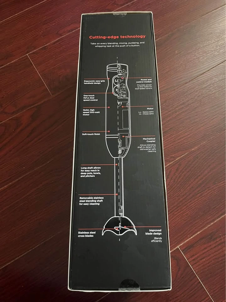 Chefman 300W Immersion Hand Blender - Brand New / Sealed - photo 3