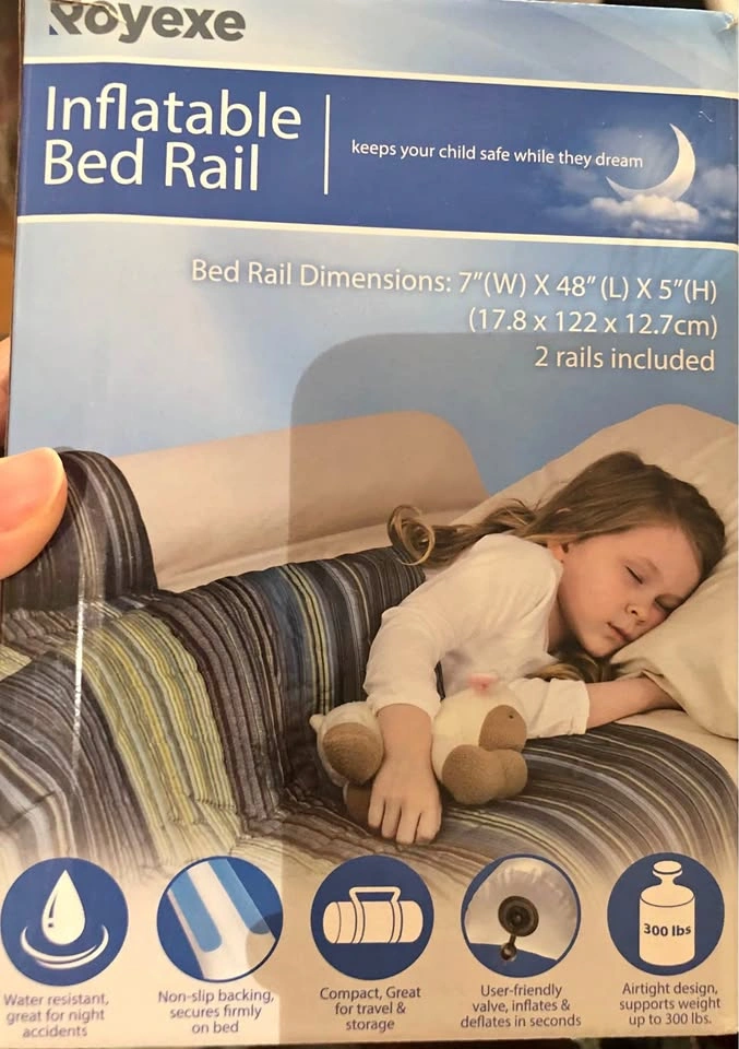 Inflatable Bed Rails/ Bumpers for Toddlers