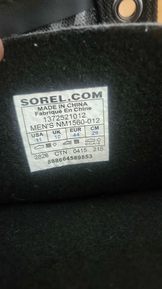 SOREL Waterproof Winter Boots – Men’s Size 11 - photo 4
