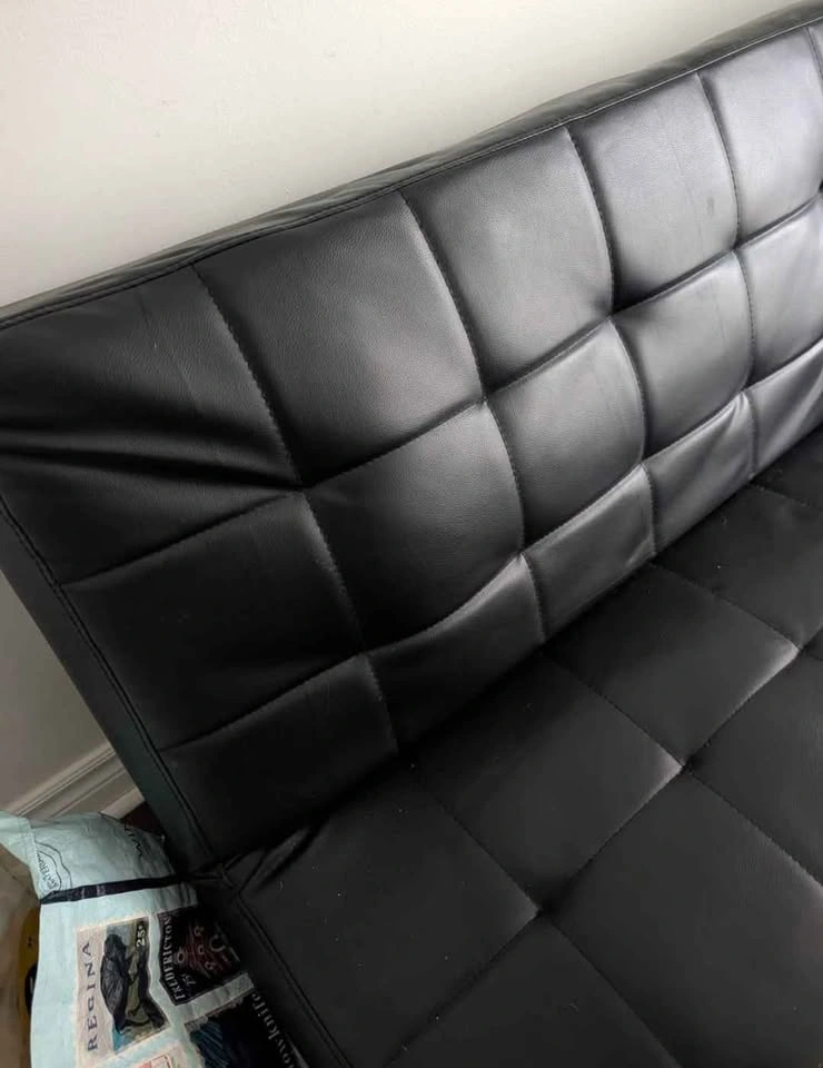 Faux Leather Futon/Folding Bed (Double Bed Size) - photo 3