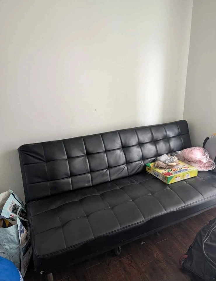 Faux Leather Futon/Folding Bed (Double Bed Size) - photo 4
