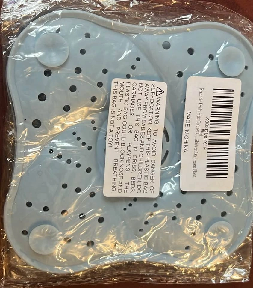 Silicone Shower Drain Hair Catcher 2 pack - photo 2