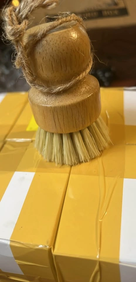 Wooden Dish Scrub Brush Set 12 pieces - photo 2