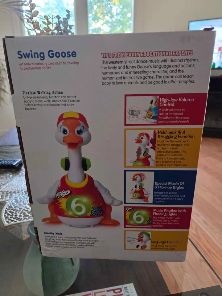 Swing Goose Interactive Dancing & Musical Baby Toy – 18M+ - photo 2