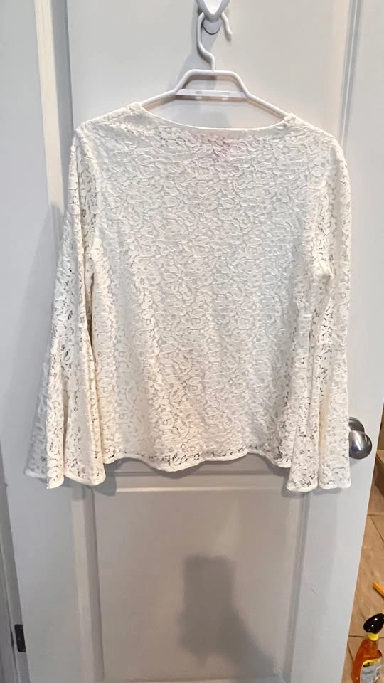 Catherine Catherine Malandrino Lace Sweater – Size S - photo 3
