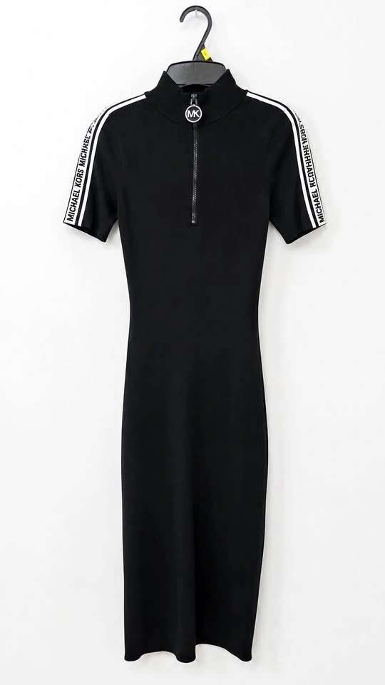 🖤 BRAND NEW MICHAEL KORS DRESS – Fitted Midi, MK Logo Detail