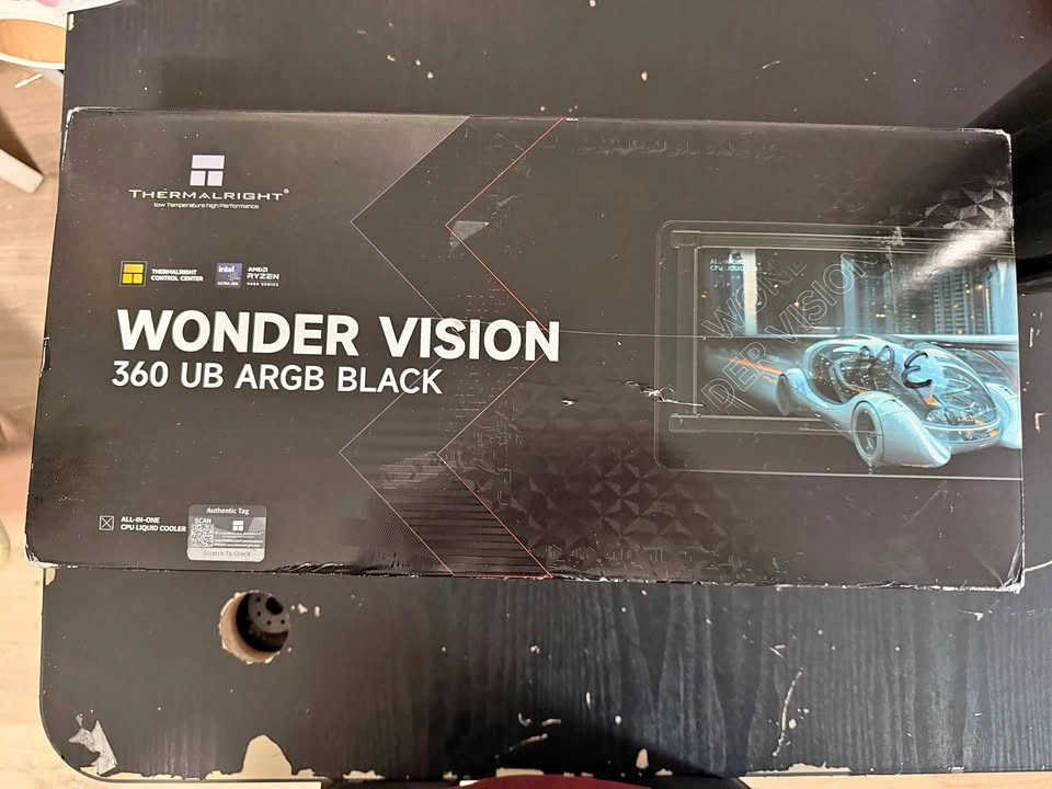 Thermalright Wonder Vision 360 UB ARGB Black CPU Cooler (Broken