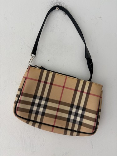Burberry Nova Check Pochette Purse Hand Bag