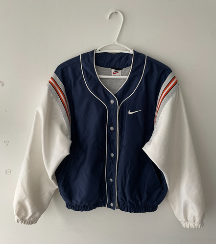 Vintage 1990 Nike Justin Bieber Varsity Jacket Size M