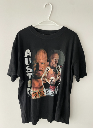 Vintage 2000 Stone Cold Steve Austin 3:16 WWF Shirt XL