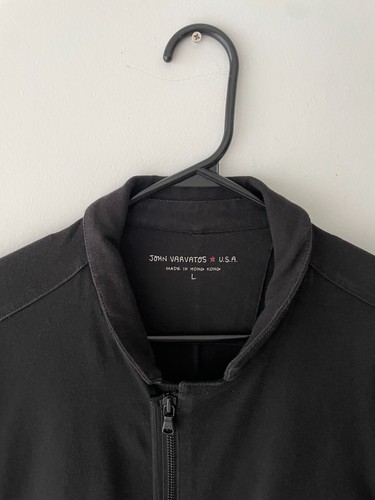 John Varvatos Black Cotton Jacket Size L - photo 2