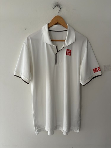 UNIQLO Roger Federer 2019 Wimbledon Tennis Polo Shirt Size L