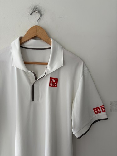 UNIQLO Roger Federer 2019 Wimbledon Tennis Polo Shirt Size L - photo 2