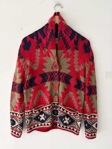Ralph Lauren Denim & Supply Women's Aztec Cardigan Sweater Size