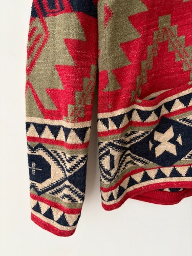 Ralph Lauren Denim & Supply Women's Aztec Cardigan Sweater Size - photo 4