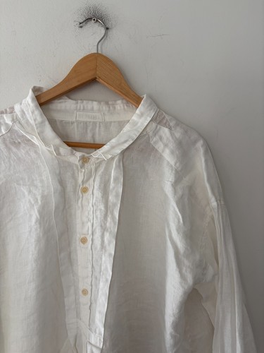 CP Shades White Linen Long Sleeve Women's Top Shirt Size XL - photo 2