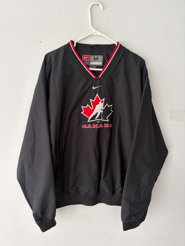 Vintage Nike Team Canada Hockey Center Swoosh Windbreaker M - photo 2