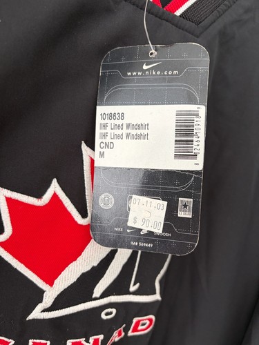 Vintage Nike Team Canada Hockey Center Swoosh Windbreaker M - photo 5