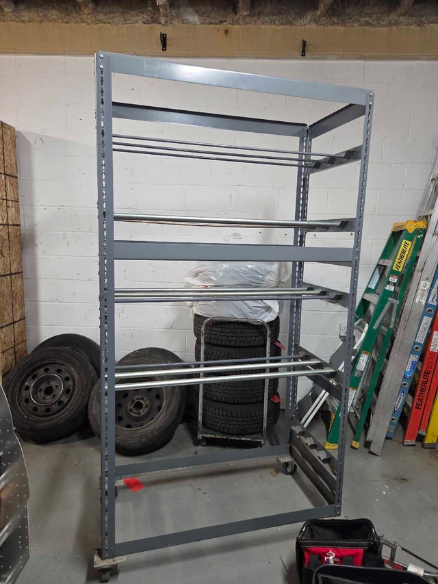 Heavy-Duty Mobile Wire Spool Rack – 18-Rod Capacity - photo 2
