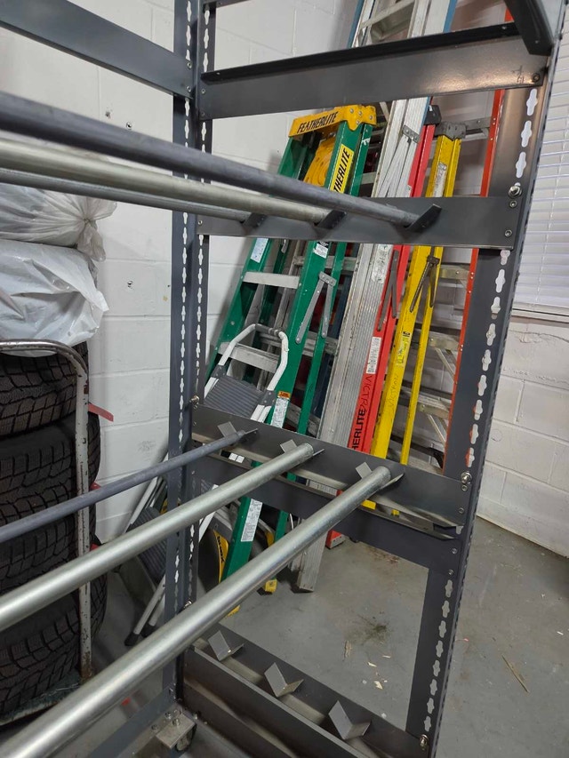 Heavy-Duty Mobile Wire Spool Rack – 18-Rod Capacity - photo 4