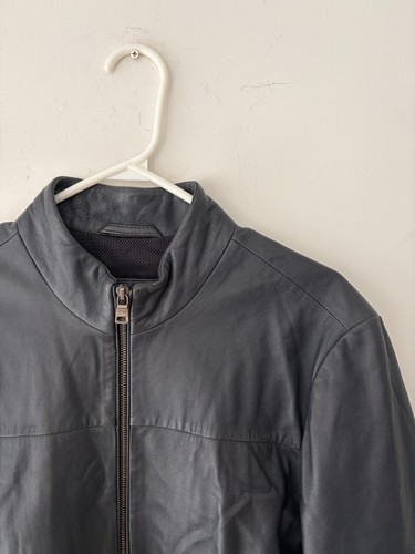 Hugo Boss Finest Sheep Nappa Leather Jacket Size M - photo 2