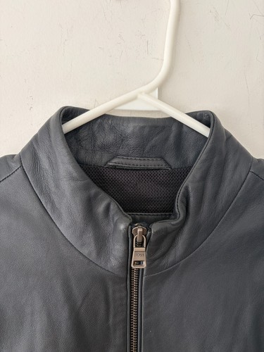 Hugo Boss Finest Sheep Nappa Leather Jacket Size M - photo 3