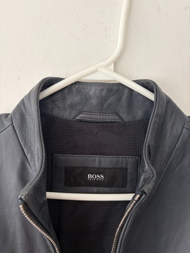 Hugo Boss Finest Sheep Nappa Leather Jacket Size M - photo 4