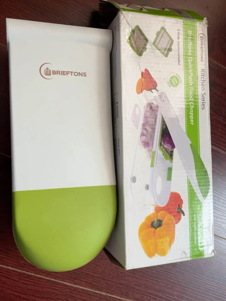 Brieftons QuickPush Food Chopper - 3 Blade Inserts - photo 3