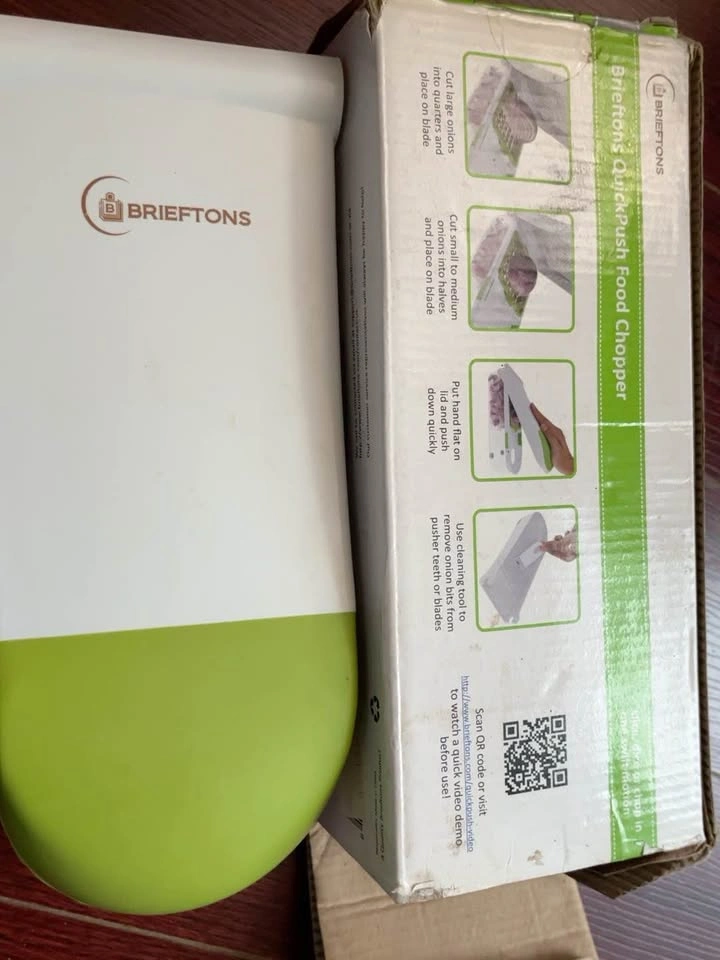 Brieftons QuickPush Food Chopper - 3 Blade Inserts - photo 4