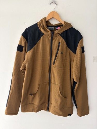 GORUCK Polartec Grid Fleece Full Zip Mens Hoodie Jacket Size L