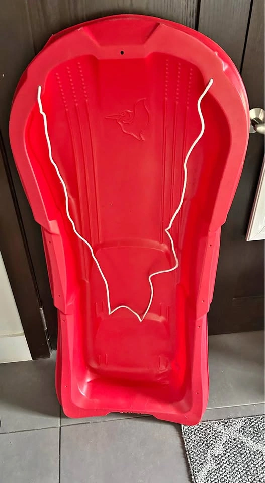 Pelican Red 2 seater Snow Sled