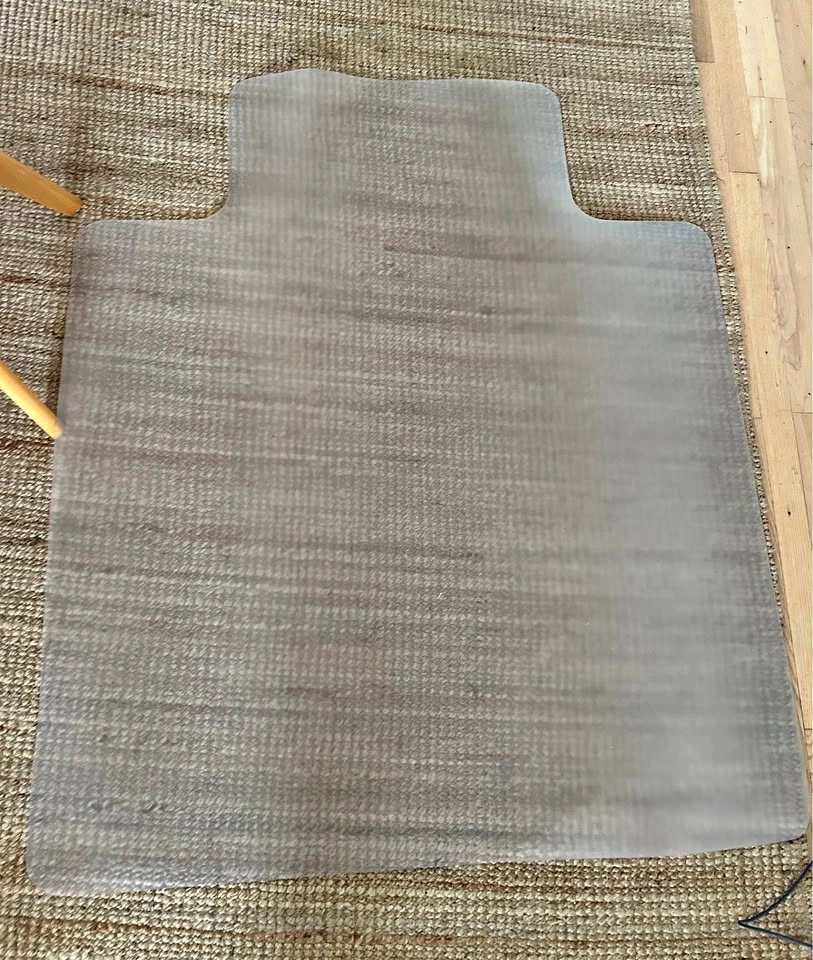 Large 45x51“ Clear Plastic Office Chair Mat