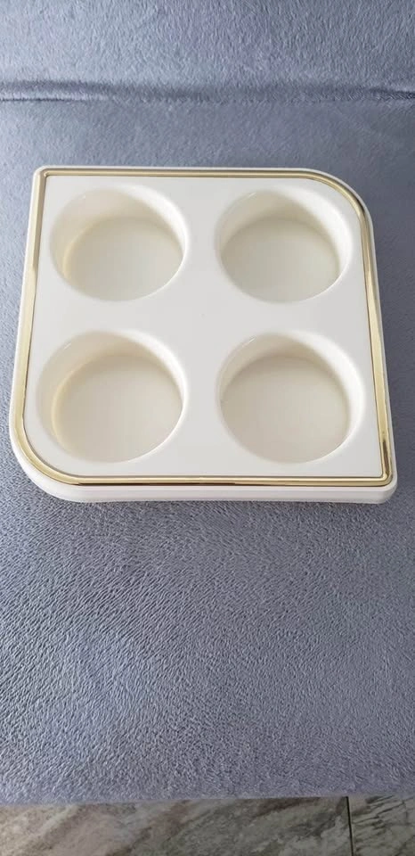 4-Piece Condiment Jar Set with Spoons & Tray - photo 5
