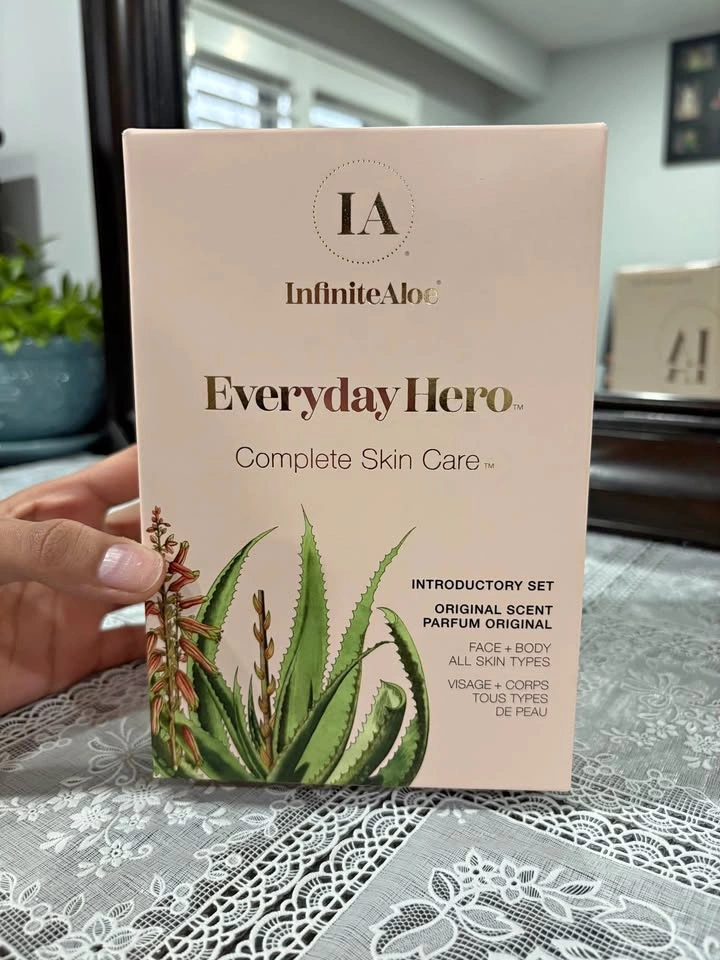 Infinite Aloe Everyday Hero Complete Skin Care Set (4 Pcs Set)