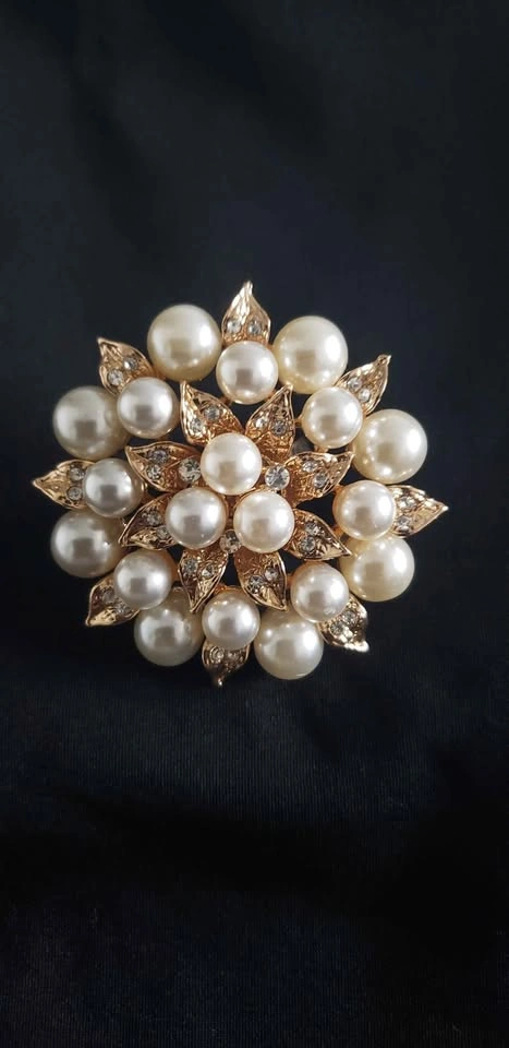 2 Pearl & Gold Adjustable Rings - photo 2