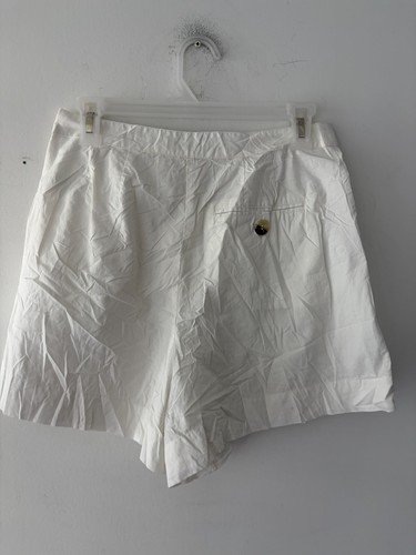 DOEN Jade Pleated High Rise Organic Cotton Shorts Size 6 - photo 3