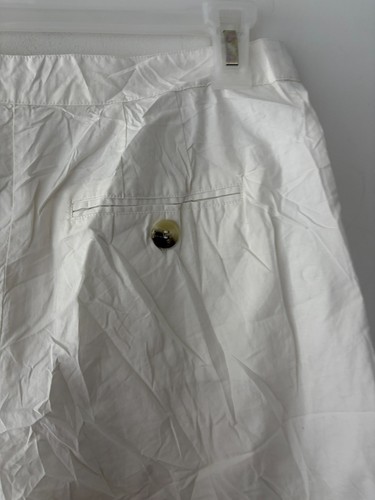 DOEN Jade Pleated High Rise Organic Cotton Shorts Size 6 - photo 4