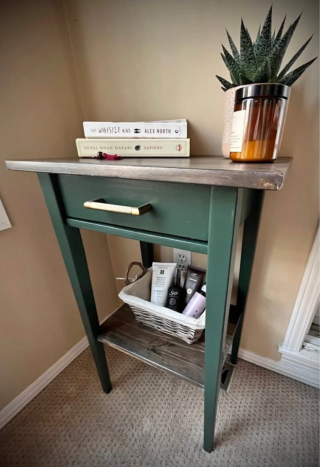 Modern Gothic End Table/Nightstand