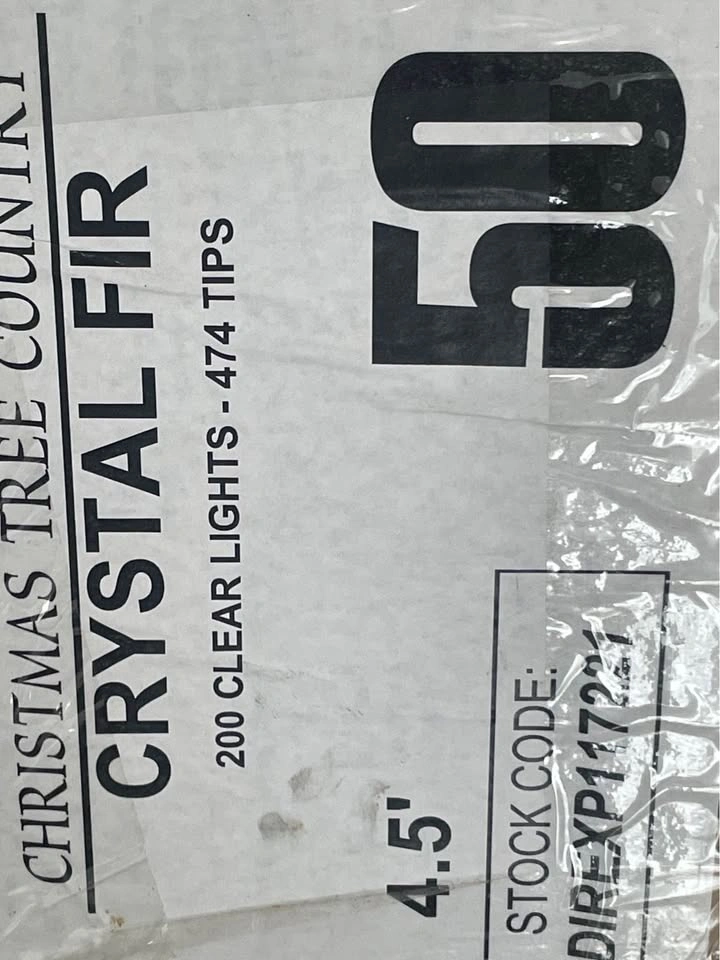Gorgeous crystal fake 4.5‘ fir tree 200 lights - photo 5
