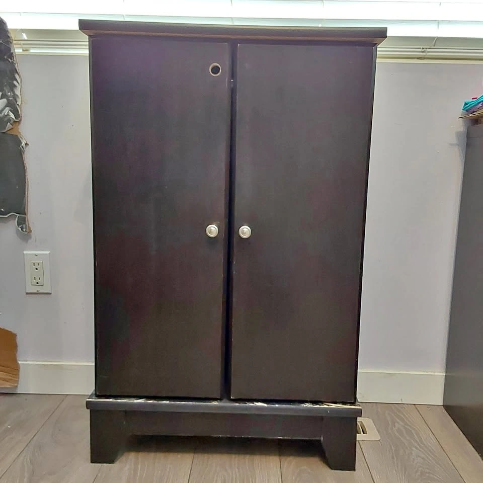 Vintage sauder armoire cabinet