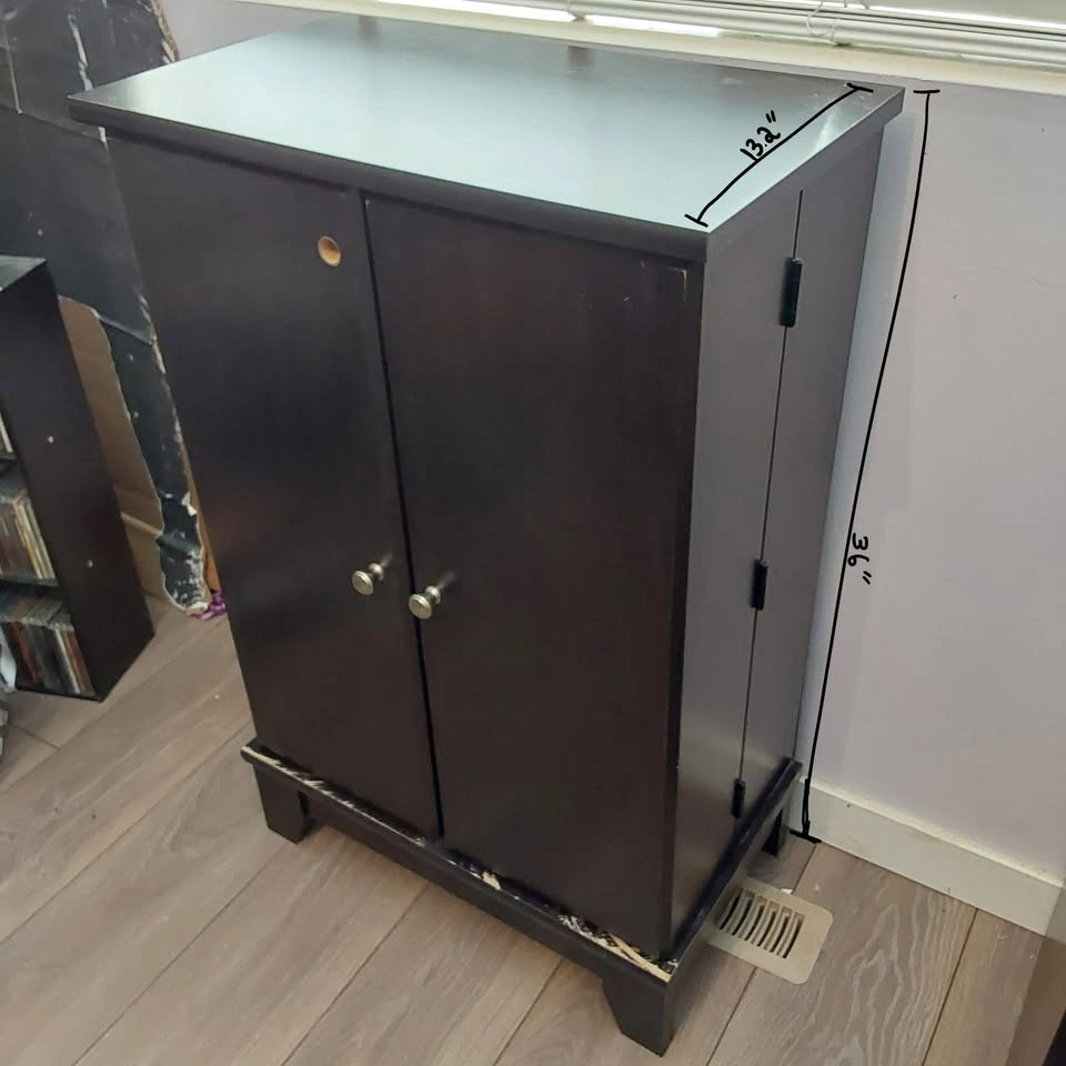 Vintage sauder armoire cabinet - photo 4