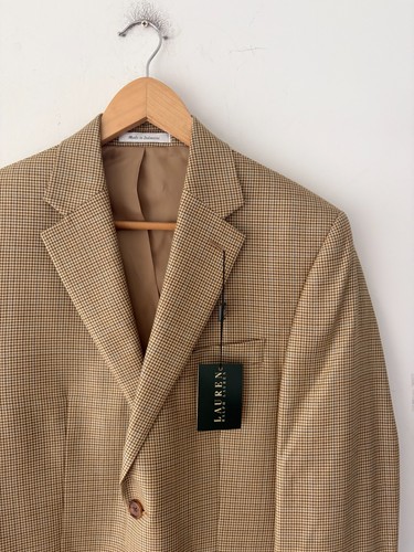 Ralph Lauren Silk Wool Check Blazer Jacket Size 36 Short NEW - photo 2
