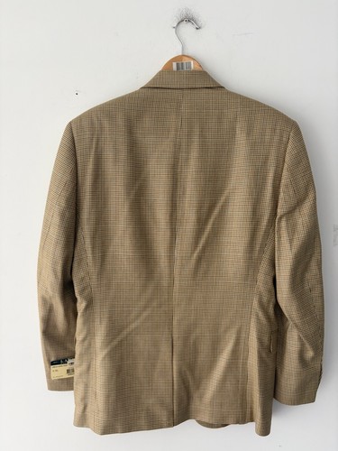 Ralph Lauren Silk Wool Check Blazer Jacket Size 36 Short NEW - photo 5