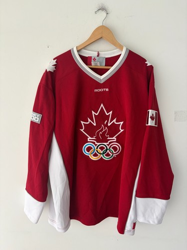 2000 Roots Sydney Olympics Canada Hockey Men’s Jersey Size XL