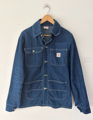 Vintage Pointer Brand LC King Barn Chore Denim Jacket Size S