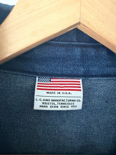 Vintage Pointer Brand LC King Barn Chore Denim Jacket Size S - photo 3