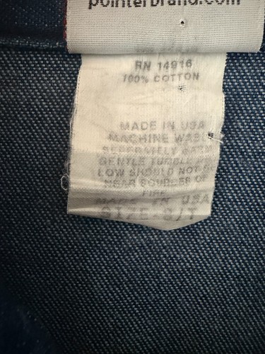 Vintage Pointer Brand LC King Barn Chore Denim Jacket Size S - photo 4