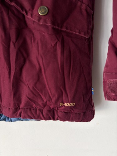 Fjallraven Women's Singi Down G-1000 Maroon Jacket Size XS - photo 3